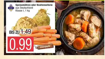 Marktkauf Speisemöhren oder Knollensellerie Angebot