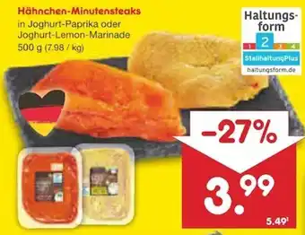 Netto Marken-Discount Hähnchen Minutensteaks 500 g Angebot