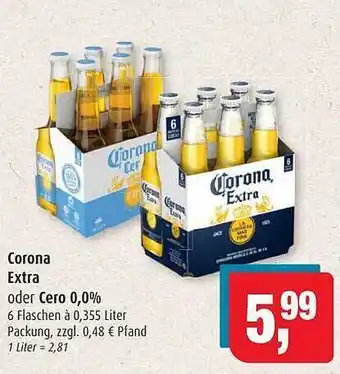 Markant Markt Corona Extra Oder Cero 0,0% Angebot