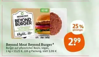 tegut Beyond Meat Beyond Burger Angebot