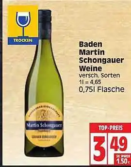 Edeka Baden Martin Schongauer Weine Angebot