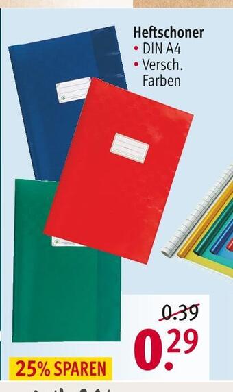 Rossmann Heftschoner Angebot