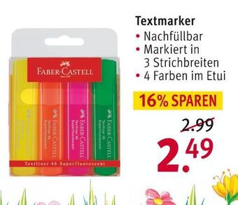 Rossmann Faber castell textmarker Angebot