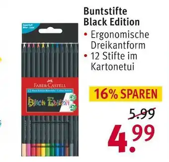 Rossmann Faber-castell buntstifte black edition Angebot