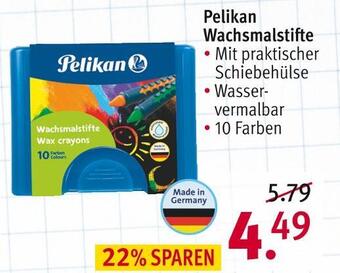 Rossmann Pelikan wachsmalstifte Angebot
