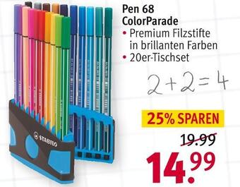 Rossmann Stabilo pen 68 colorparade Angebot