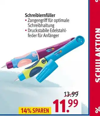 Rossmann Pelikan schreiblernfüller Angebot