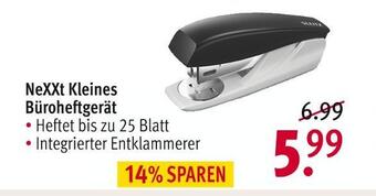 Rossmann Nexxt kleines büroheftgerät Angebot