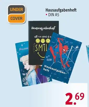 Rossmann Hausaufgabenheft Angebot