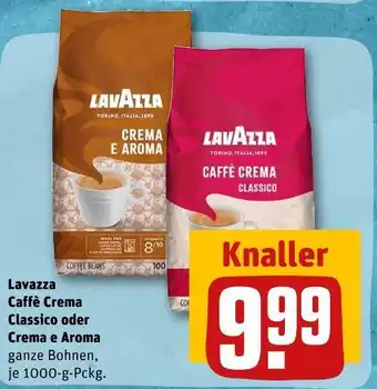 REWE Lavazza caffè crema classico oder crema e aroma Angebot