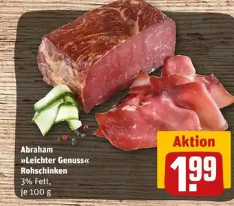 REWE Abraham rohschinken leichter genuss Angebot