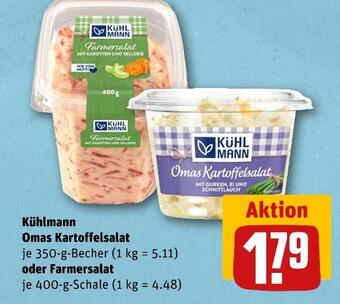 REWE Kühlmann omas kartoffelsalat oder farmersalat Angebot
