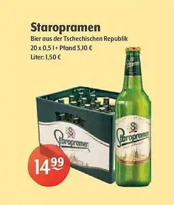 Getränke Hoffmann Staropramen Angebot