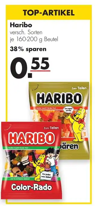 Handelshof Haribo 160-200 g Beutel Angebot