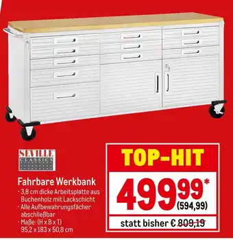 METRO Fahrbare werkbank Angebot