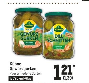 METRO Kühne gewürzgurken Angebot