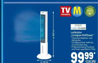 METRO Livington luftkühler „livington chilltower“ Angebot