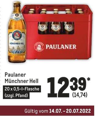 METRO Paulaner münchner hell Angebot