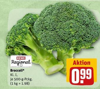 REWE Rewe regional broccoli Angebot