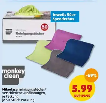 PENNY Monkey clean mikrofaserreinigungstücher Angebot