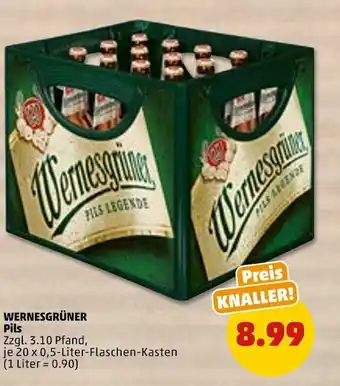 PENNY Wernesgrüner pils Angebot