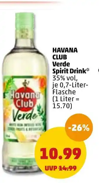 PENNY Havana club verde spirit drink Angebot