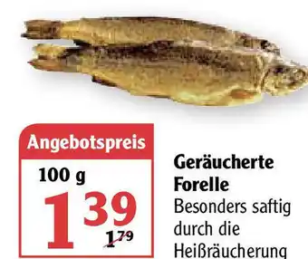 Globus Geräucherte Forelle 100 g Angebot