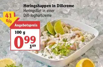 Globus Heringshappen in Dillcreme 100 g Angebot