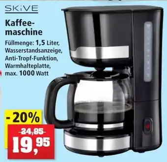 Thomas Philipps Skive Kaffeemaschine 1000 Watt Angebot