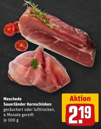 REWE Meschede Sauerländer Kernschinken 100 g Angebot