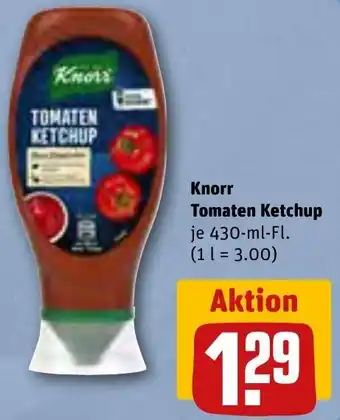 REWE Knorr Tomaten Ketchup 430 ml Fl. Angebot