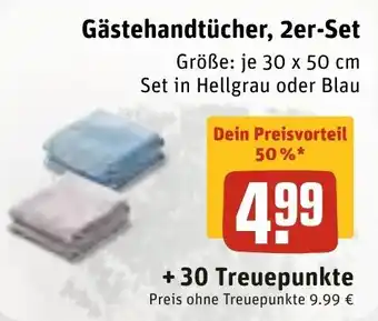 REWE Gästehandtücher, 2er Set Angebot