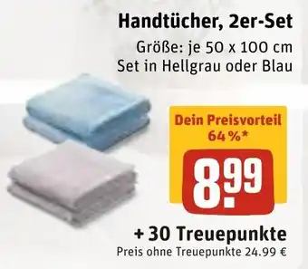 REWE Handtücher, 2er Set Angebot