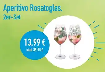 REWE Aperitivo Rosatoglas, 2er Set Angebot