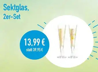 REWE Sektglas, 2er Set Angebot