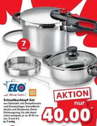 Kaufland Elo Schnellkochtopf-set Angebot