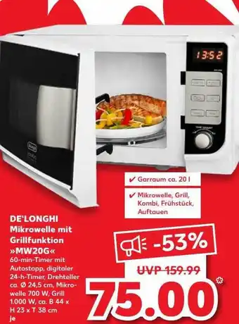 Kaufland Delonghi Mikrowelle Mit Grillfunktion Mw20g Angebot