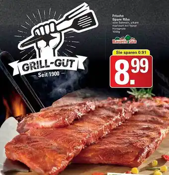 WEZ Frische Spare Ribs Bauern Gut Angebot