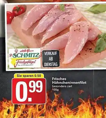 WEZ Frisches Hähncheninnenfilet Angebot