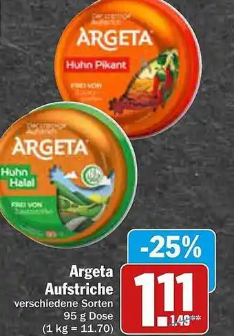 AEZ Argeta Aufstriche Angebot