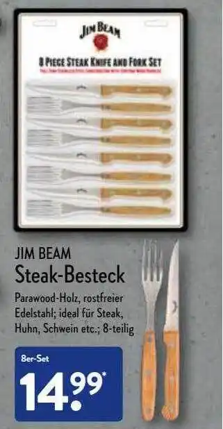 Aldi Nord Jim Beam Steak-besteck Angebot