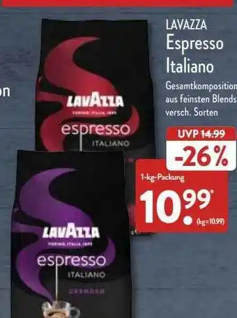 Aldi Nord Lavazza Espresso Italiano Angebot