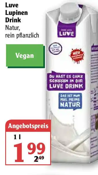 Globus Luve Lapinen Drink 1 L Angebot