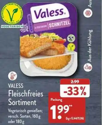 Aldi Nord Valess Fleischfreies Sortiment Angebot