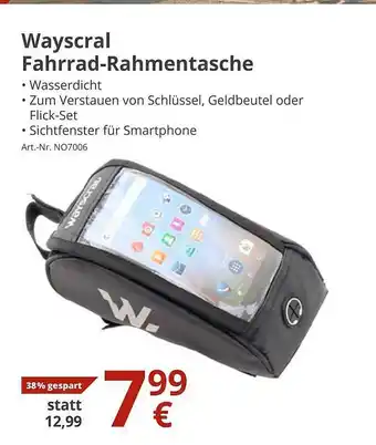 A.T.U. Wayscral Fahrrad-rahmentasche Angebot