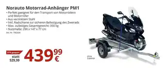 A.T.U. Norauto Motorrad-anhänger Pm1 Angebot