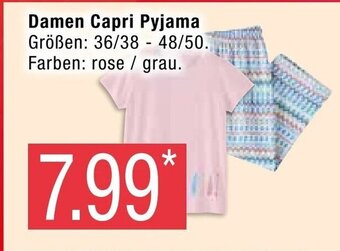 Marktkauf Damen Capri Pyjama Angebot