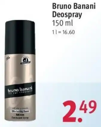 Rossmann Bruno Banani Deospray 150 ml Angebot