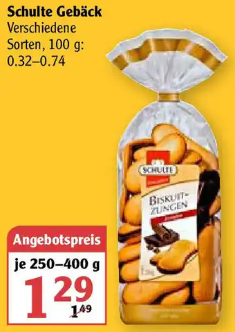 Globus Schulte Gebäck 250-400 g Angebot