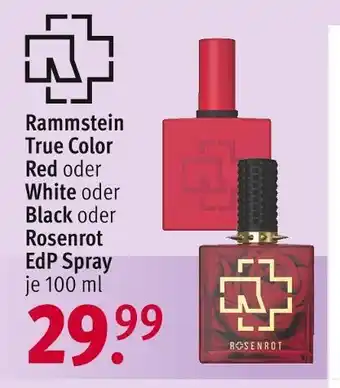 Rossmann Rammstein edp spray Angebot